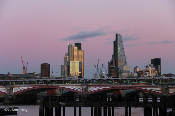 Sunset in London - colourliving